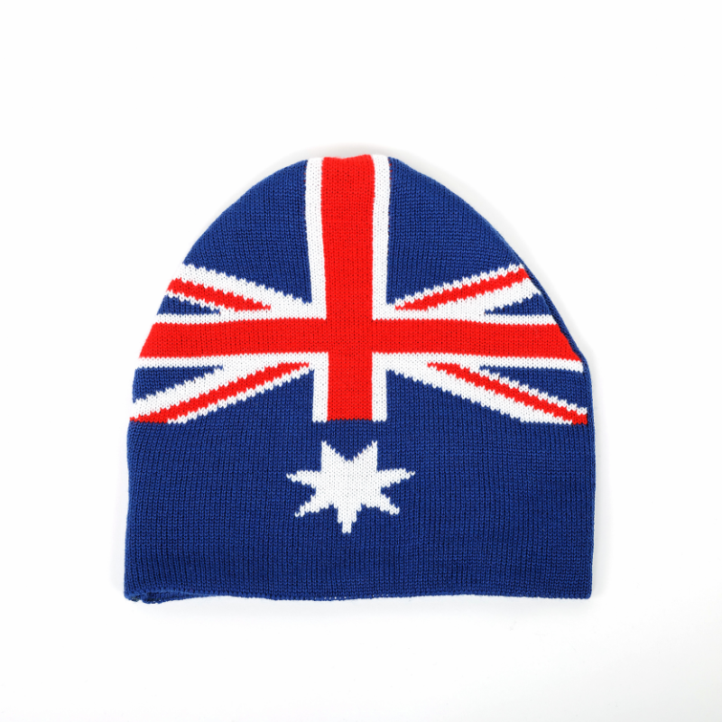 Mütze Vorderseite im Stil der Australischen Flagge